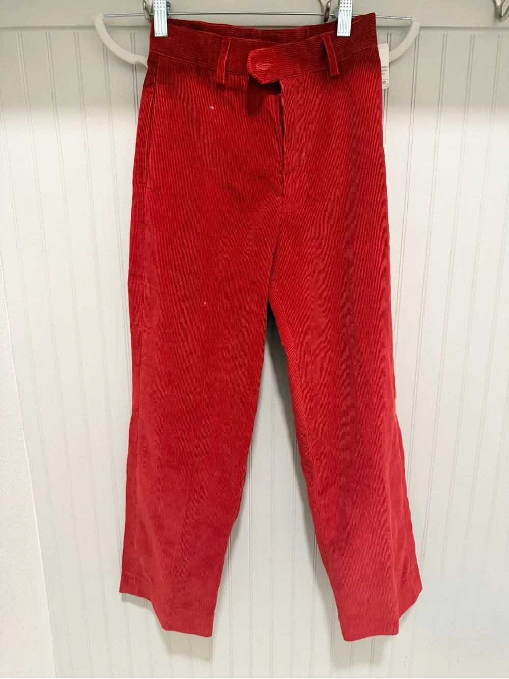 Tommy Hilfiger Men's Crimson Corduroy Pants